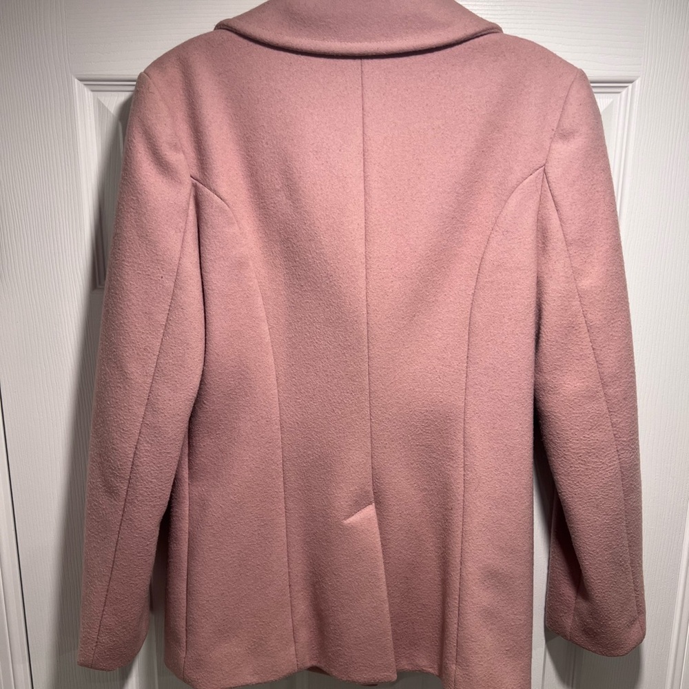 GAP Women’s Pink Pea Coat, Size small - Picture 8 of 11